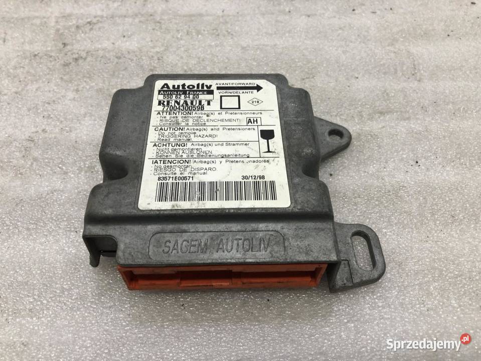 MODUŁ AIRBAG RENAULT MEGANE I 7700430059B Komputery sprzedam