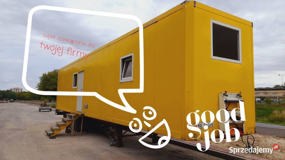 Barakowóz kontener mieszkalny naczepa na sprzedam
