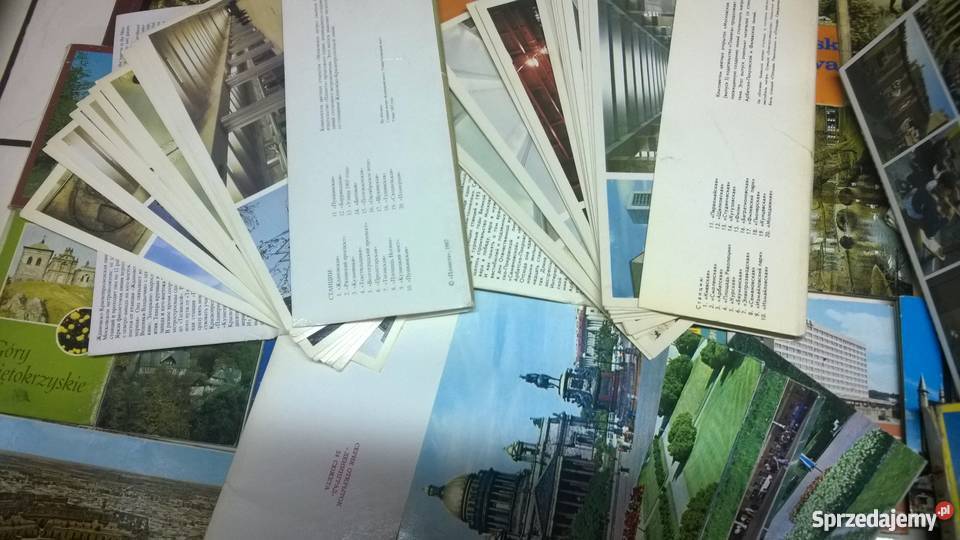 książeczki widokowe pamiątki z wycieczek Pocztówki i karty telefoniczne Warszawa