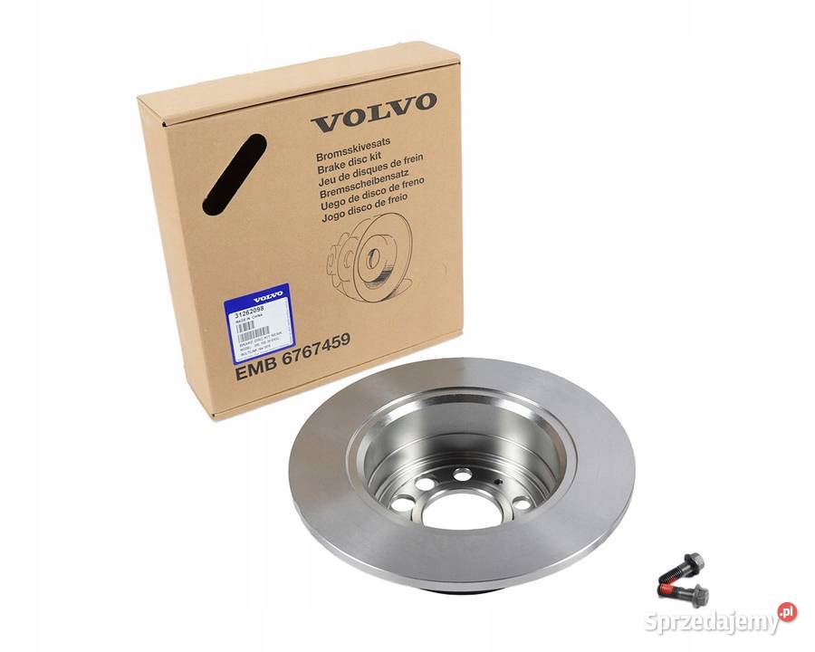 VOLVO 940 960 oryginal tarcze hamulcowe tyl kpl