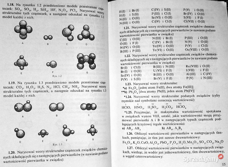 Zbiór zadań z chemii szkół średnich Krzysztof M Rok wydania 1994 Chełm