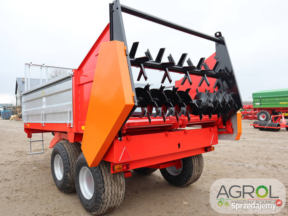 Rozrzutnik obornika 6 8 ton Roltrans wałki Płock