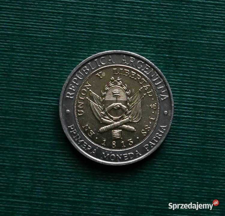 ARGENTYNA 1 peso 1995rBłędny napis PROVINGIAS Gliwice sprzedam