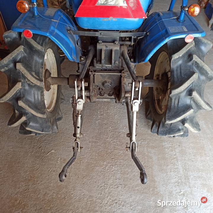 Traktorek Iseki TX1410 z glebozgryzaką pług Bieszkowice