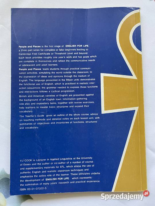 English for lifePeopole Places 1VJCook Lublin