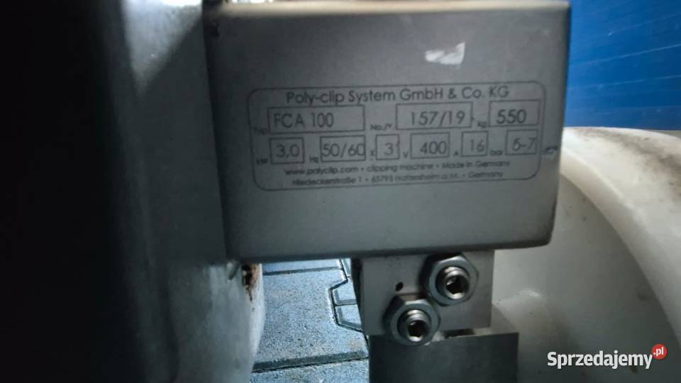 PolyClip FCA 100 Klipsownica automatyczna Krotoszyn