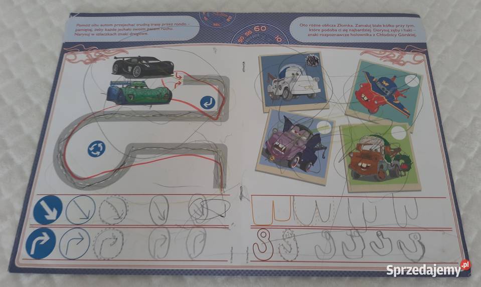 Disney Pixar Auta Szlaczki Ameet 2018 Książeczki Książki i Podręczniki Czeladź