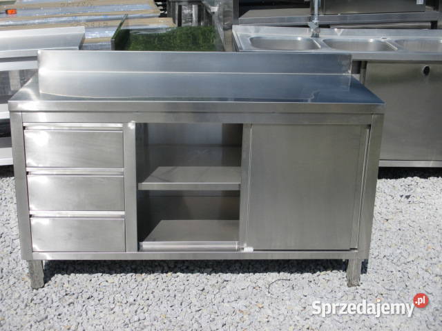 Stół Gastronomiczny Drzwi Suwane 3 Szuflady Gastronomia wielkopolskie Ostrów Wielkopolski