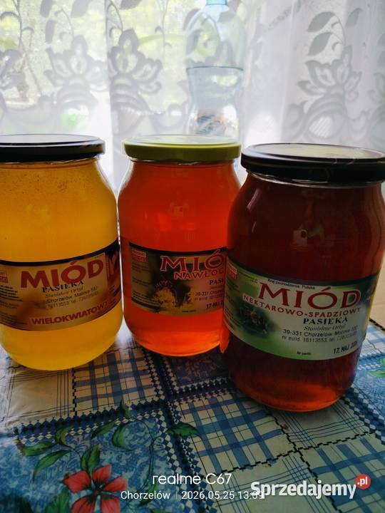 Miód z własnej pasieki Malinie