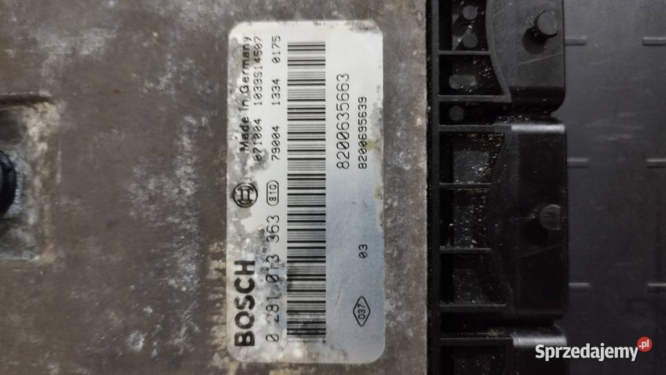 Sterownik Silnika ECU MovanoMaster 2008r Białystok sprzedam
