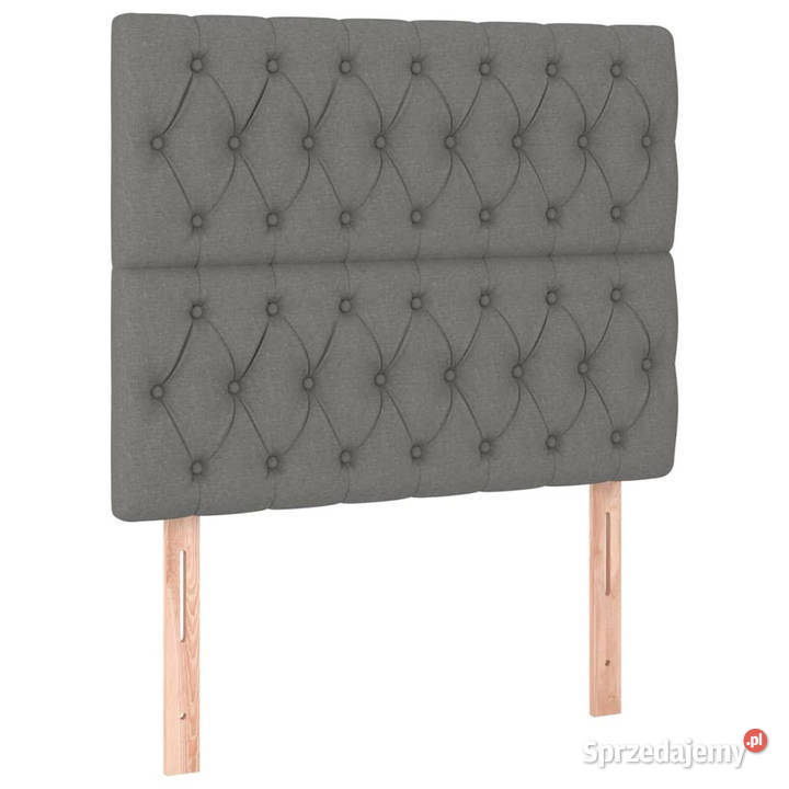 Zagłówek do łóżka z LED ciemnoszary 90x7x118128 Warszawa sprzedam