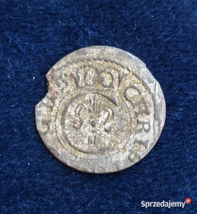 Szeląg miejski Krystyna Ryga 1653 okupacja pomorskie Wejherowo sprzedam