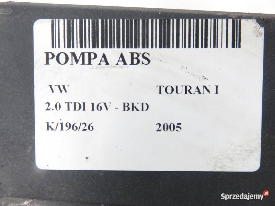 POMPA ABS VW TOURAN I 1K0907379Q 10096003553