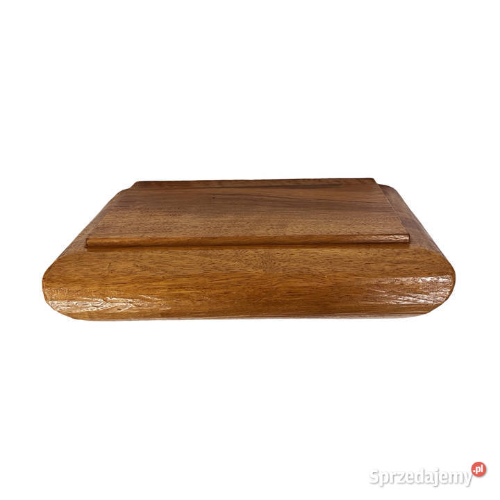 Solidna Drewniana Półka Konsola Ścienna Akacja