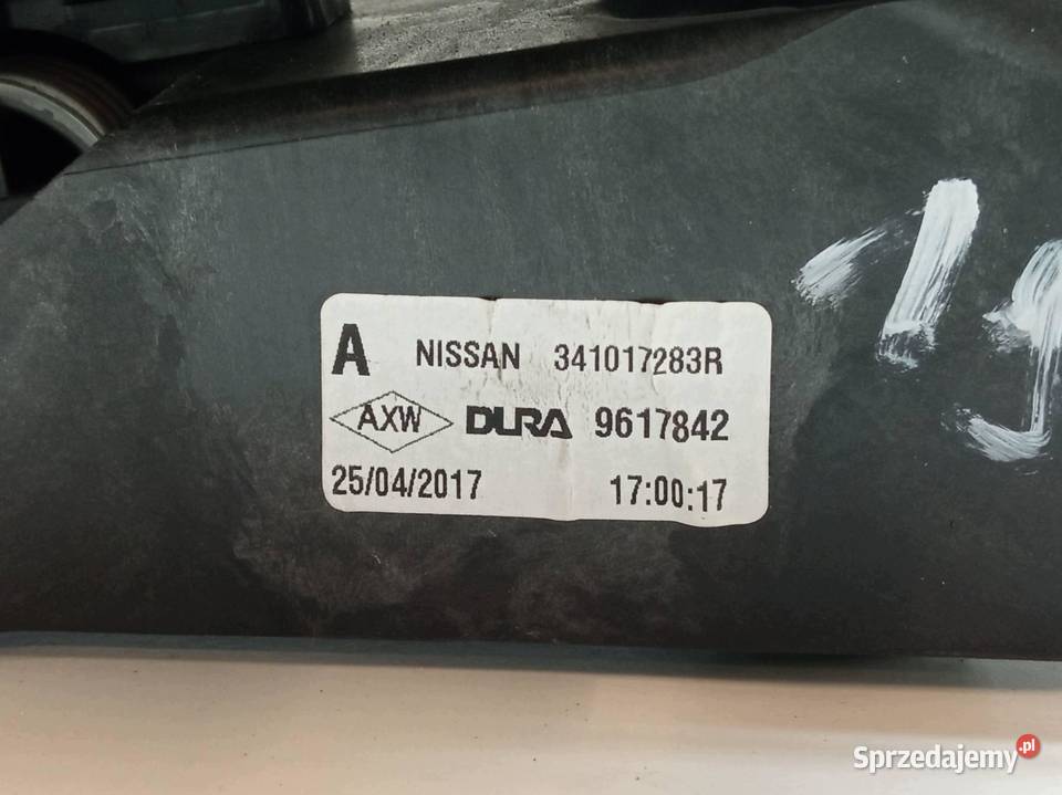 LEWAREK SKRZYNI BIEGÓW J11 341017283R Nissan Rok produkcji 2017 Pozostałe świętokrzyskie sprzedam