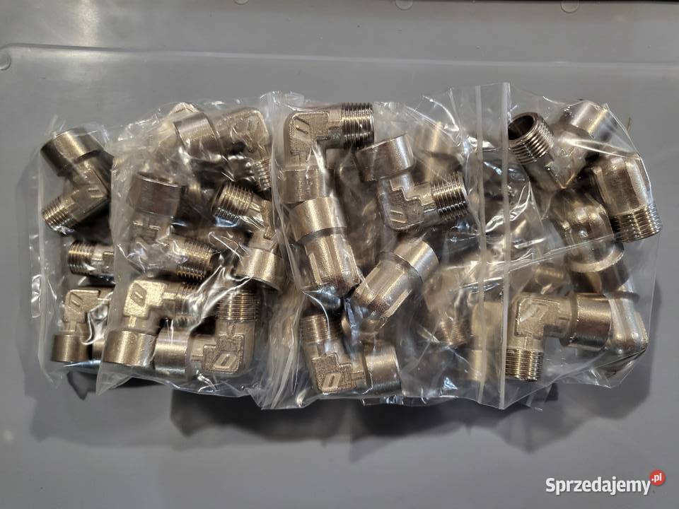 Kolanko 12 mosiądz niklowany Kraków