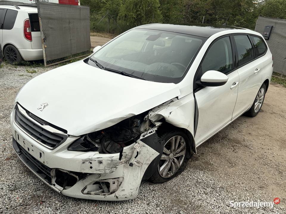 PEUGEOT 308 SW 2015 16 EHDI BIAŁA PERŁA BOGATA Poznań sprzedam