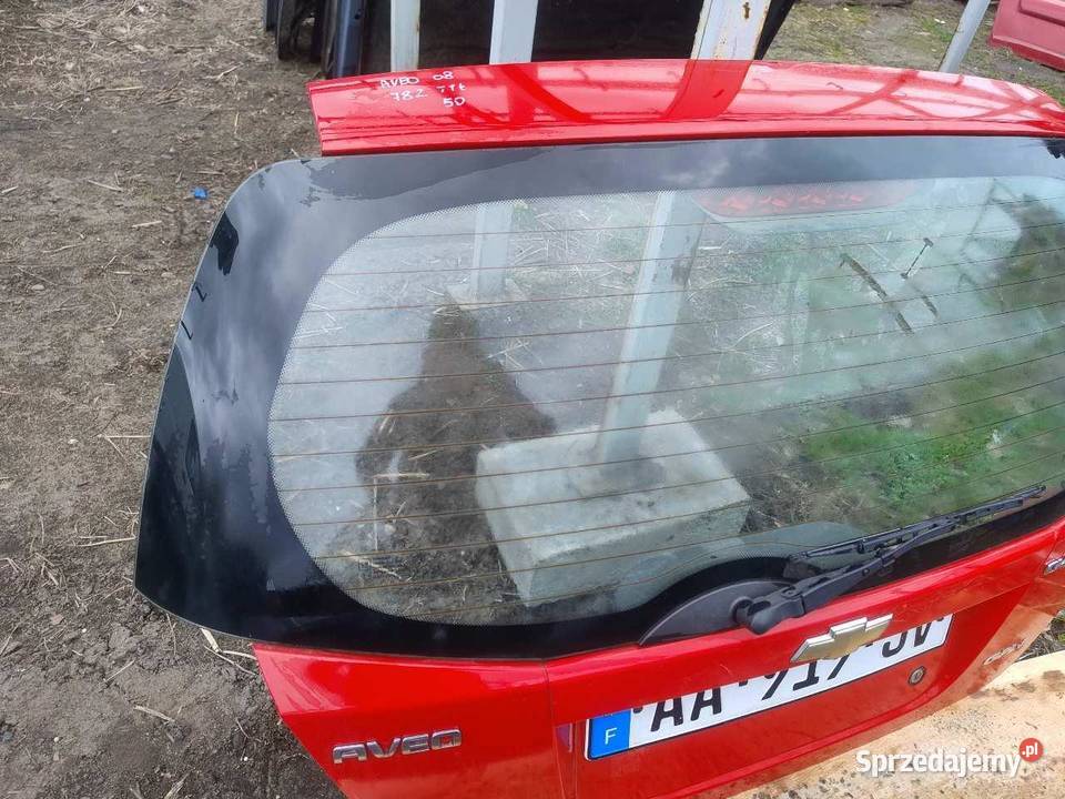 KLAPA BAGAŻNIKA CHEVROLET AVEO
