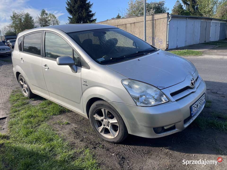 Toyota corolla Verso Rok produkcji 2007 dolnośląskie Świdnica