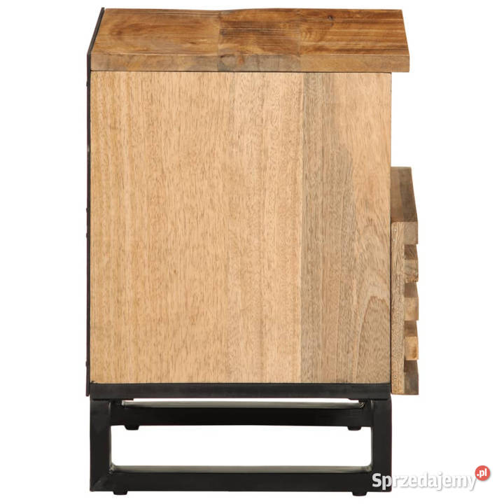 Szafki nocne 2 40x34x46 lite surowe drewno mango Warszawa