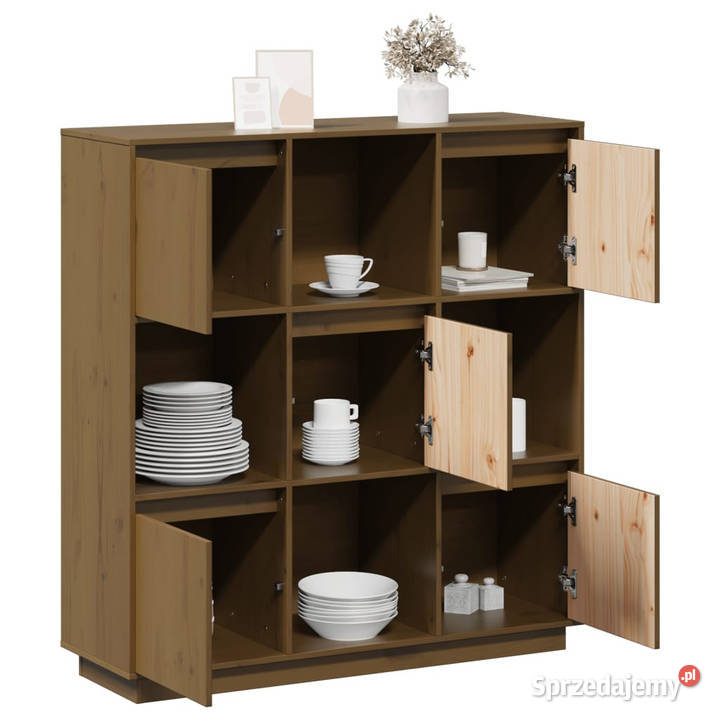 Szafka miodowy brąz 1105x35x117 lite drewno Warszawa sprzedam