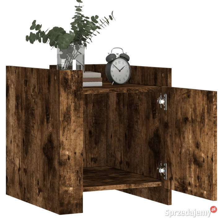 Szafka nocna opalany dąb 45x50x50 materiał Warszawa