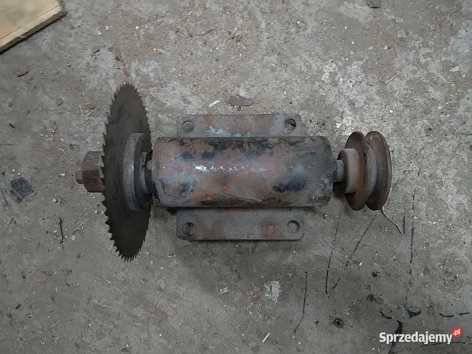 Wałek do Kraizegi kompletny z łożyskami i kołem