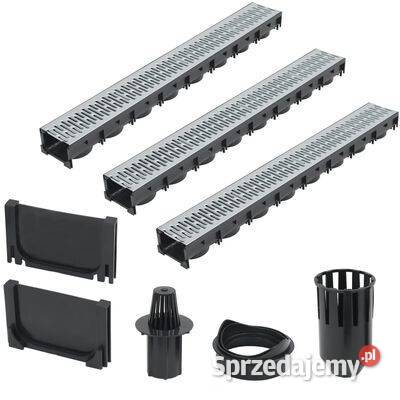 vidaXL Kanały odpływowe 3 stal galwanizowana 3 Warszawa sprzedam