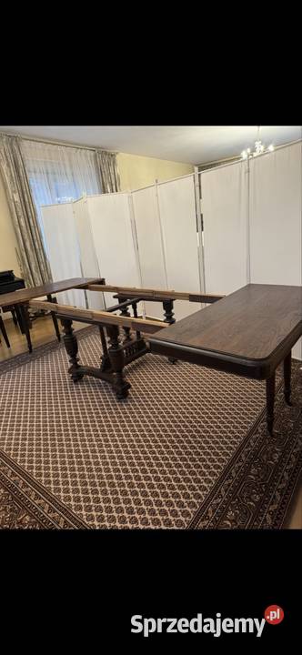 Stół szerokość 130 x 112 rozkładany do 3 m antyk mazowieckie Konstancin-Jeziorna sprzedam