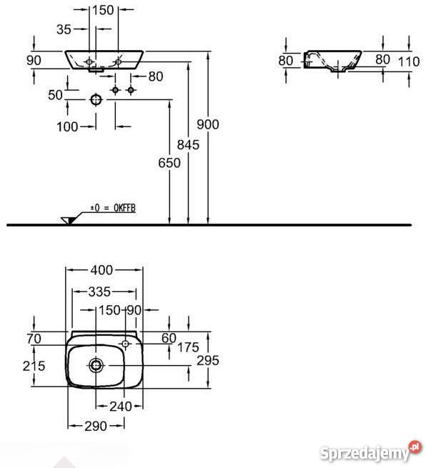 Umywalka Keramag Design Silk 40x295 Lublin