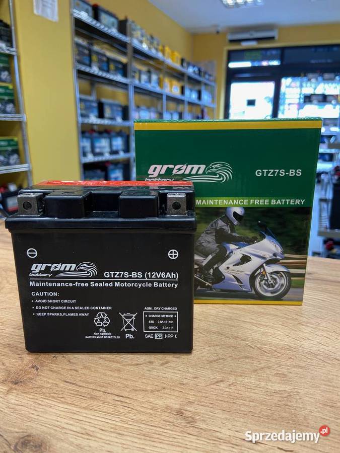 Akumulator motocyklowy GROM GTZ7SBS YTZ7SBS 12V Tarnów