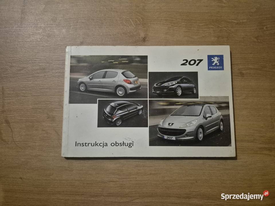 Instrukcja obsługi Peugeot 207 w języku polskim śląskie Gliwice