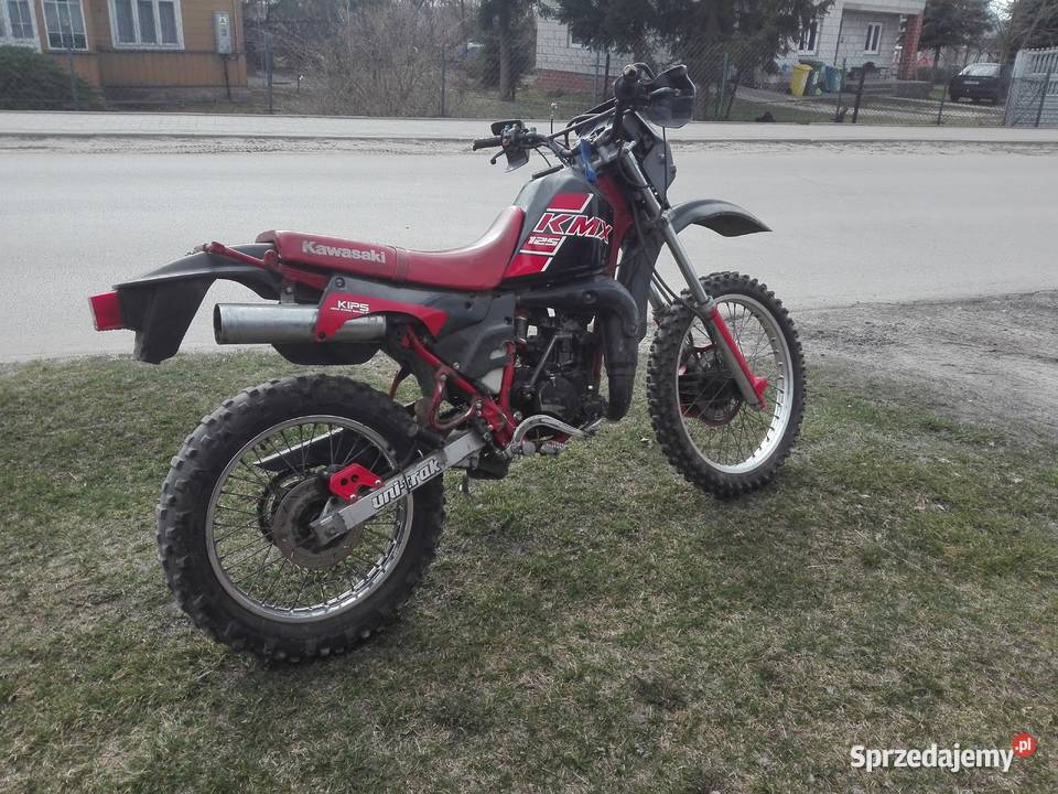 Kawasaki kmx 125 2t dt rm cr kx yz czarny Motocykle, skutery, quady lubelskie Chełm