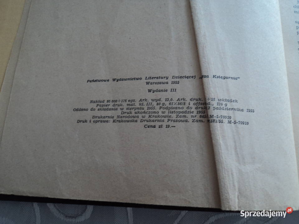 JCH Andersen Baśnie 1955r il JM Szancer Nowy Sącz sprzedam