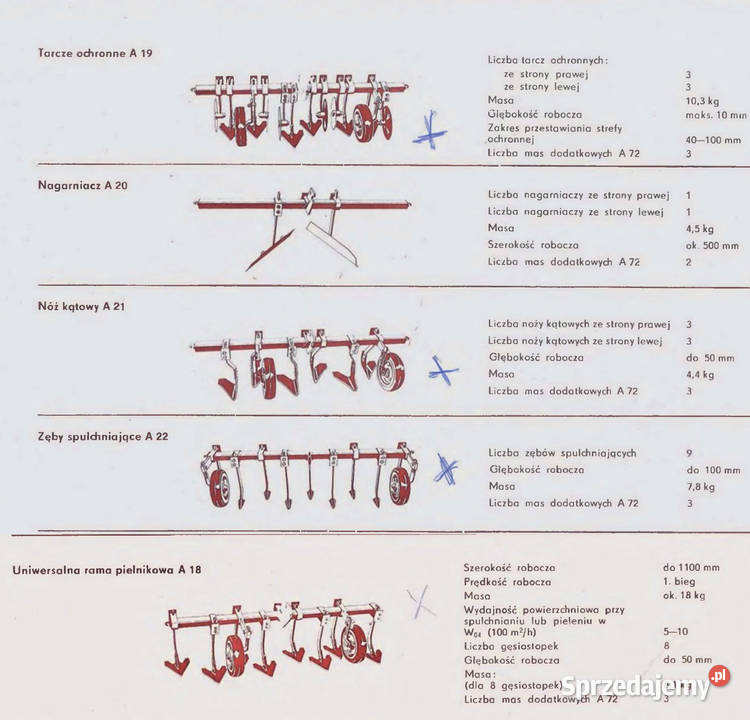Fortschritt E930 E931 Terra Vari Rama pielnikowa Rokietnica