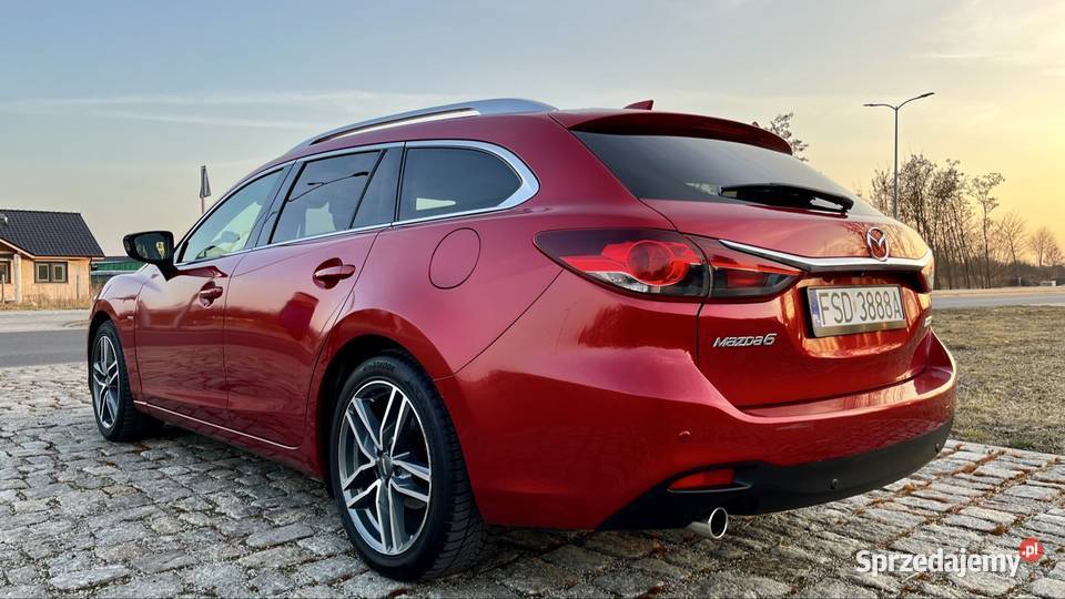 Mazda 6 SkyPrestige czerwony lubuskie Drezdenko