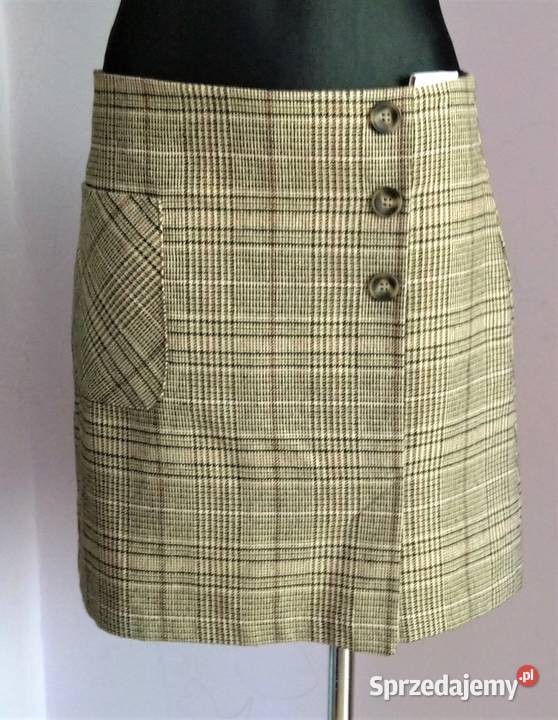 Nowa elegancka spódnica w kratkę TU Woman 12 z Spódnice i sukienki
