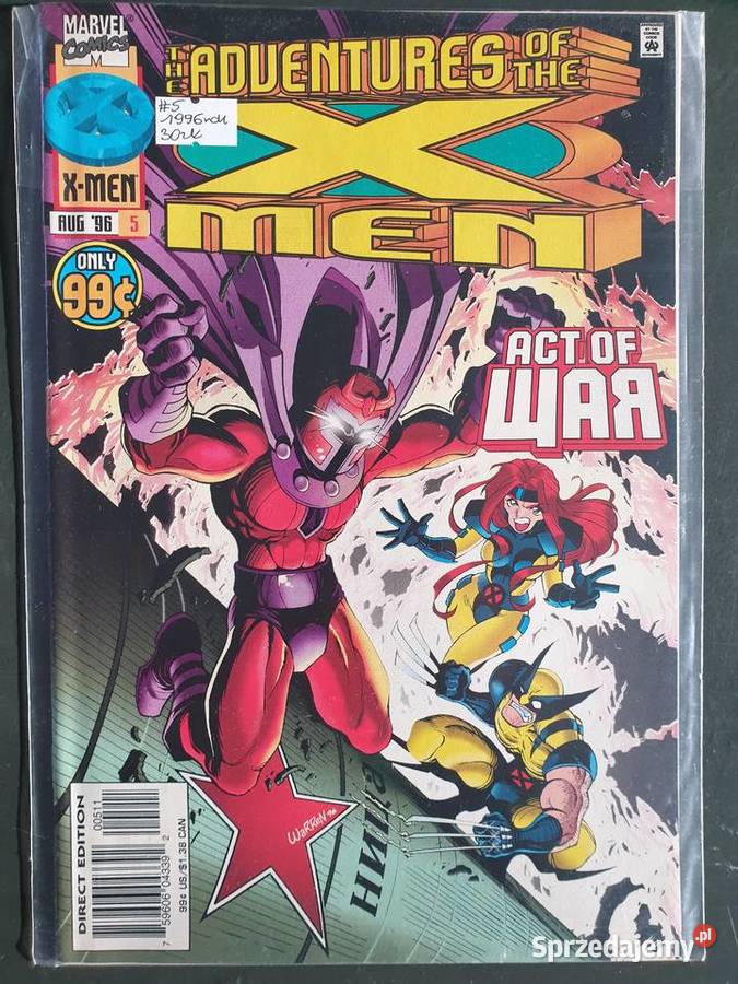 XMen Adventures zestaw 6 oryginalnych komiksów Gdynia