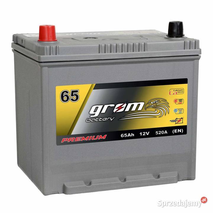 Akumulator GROM Premium 65Ah 520A EN Japan LEWY Wrocław sprzedam