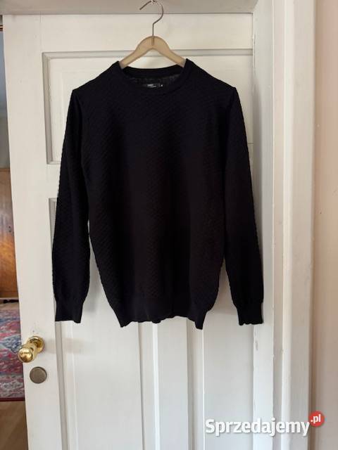Sweter męski M Carry czarny we wzór jednolity Swetry i golfy śląskie Częstochowa