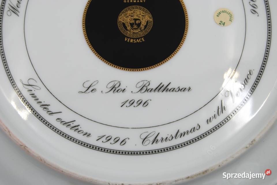 Porcelana Rosenthal Versace talerz świąteczny Poznań