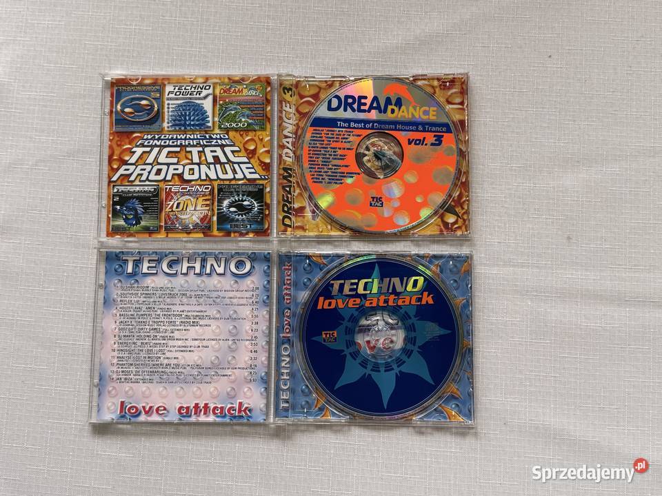 Techno love attack Dream Dance vol3 plyty CD lubelskie Lublin