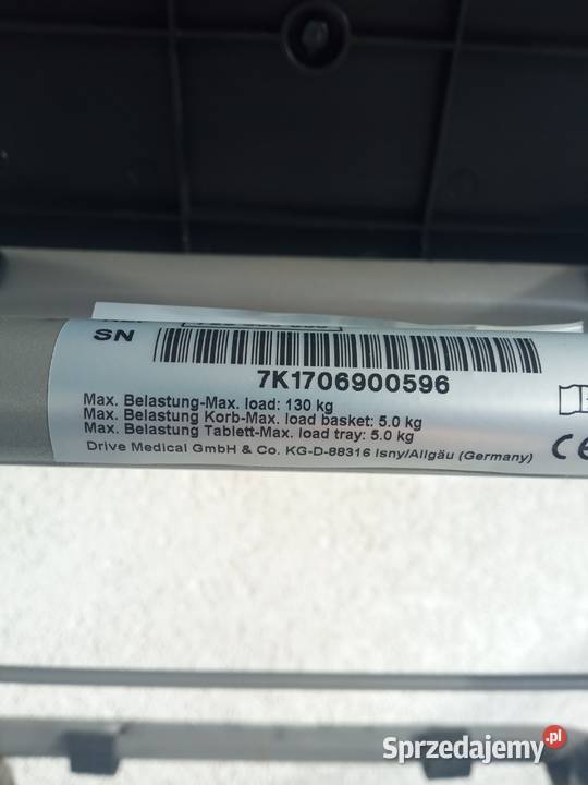 Drive balkonik chodzik składany rehabilitacyjny Osieczna