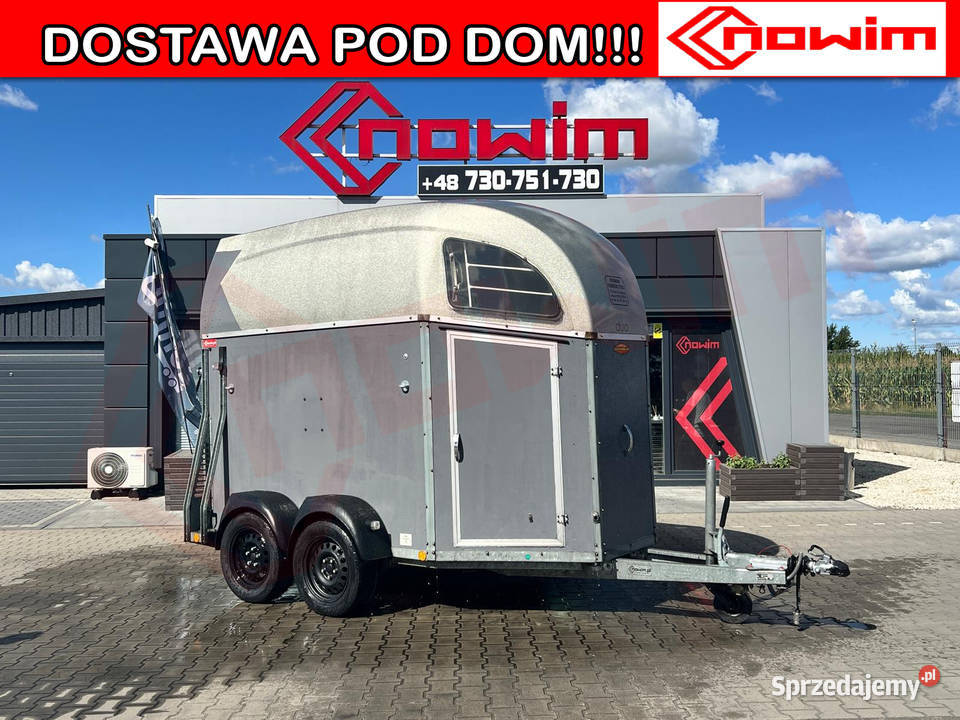 Przyczepa do 2 koni Boeckmann Duo koniara 2konna Poznań