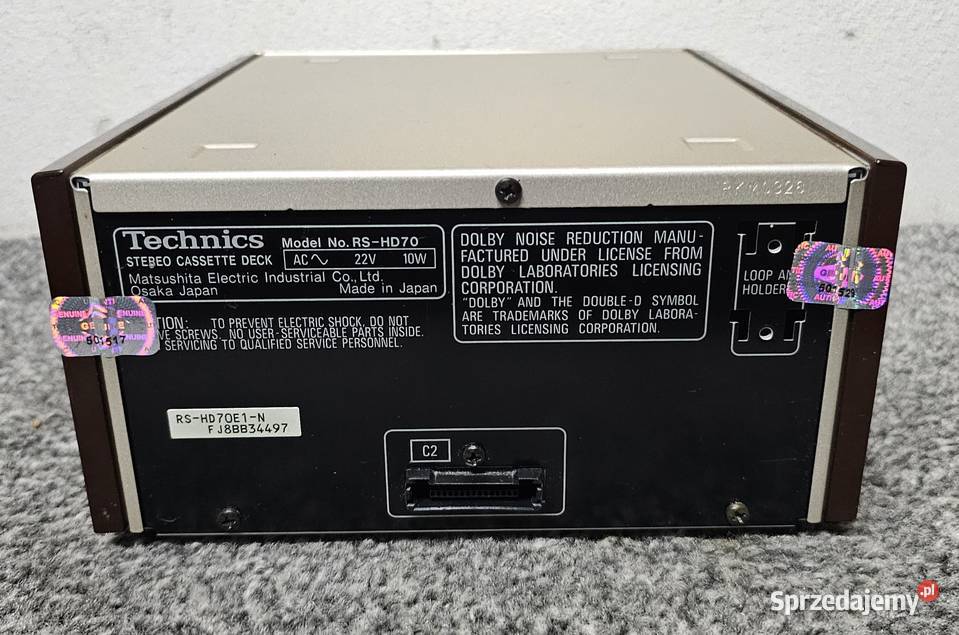 Deck Technics RSHD70 SPRAWNY Wysyłka Magnetofony Kraków sprzedam