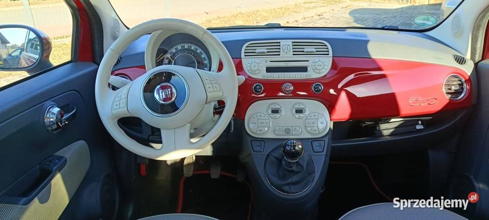 Fiat 500 II 12 i 69 PANORAMA 2010 nieuszkodzony podkarpackie Sanok