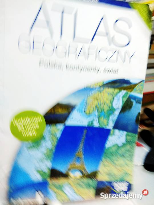 Atlas geograficzny biały