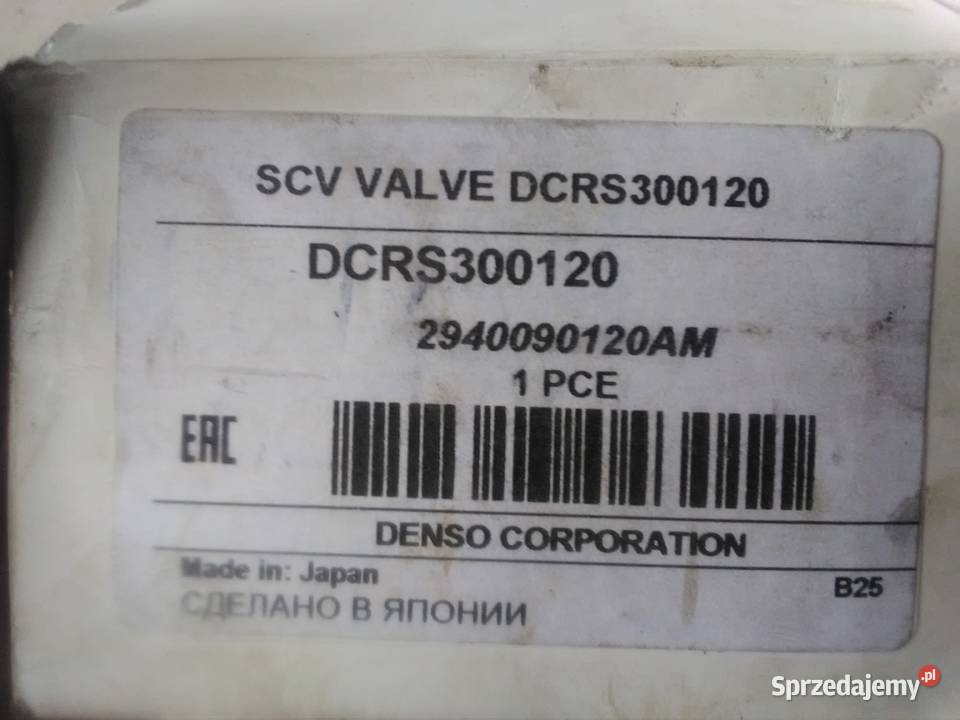 Zawór SCV regulacji ciśnienia Denso 17 Isuzu Układ paliwowy kujawsko-pomorskie sprzedam