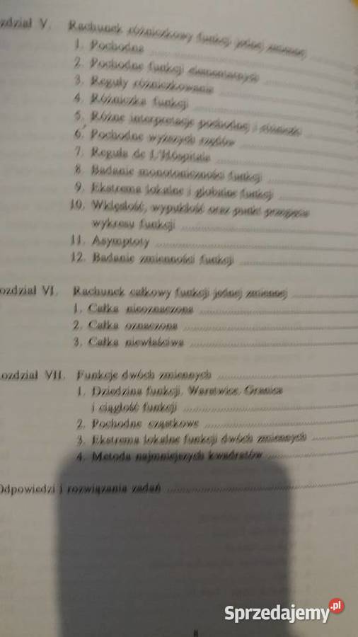 zbiór zadań z matematyki Nykowska Antykwariat mazowieckie Warszawa