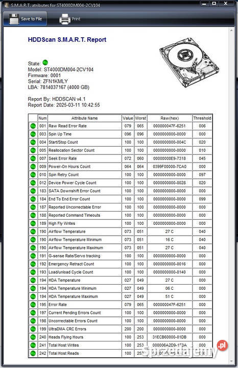 Dysk HDD 4TB Seagate 35 w obudowie USB 30 Tomaszów Lubelski